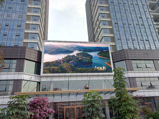 Exterior Board Outdoor Advertising LED Display P10 Led 16x32 2727 Nationstar Panel