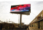 P10 Single Pole Outdoor Full Color LED Screen 7000 Nits Brightness FCC Approved