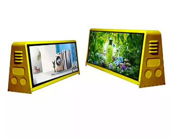 Remote Control Double Sided Fullcolor Sign Taxi Top Led Screen Advertising Waterproof