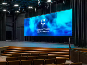 Video Wall High Brightness Led Display For Church Cinema Conference