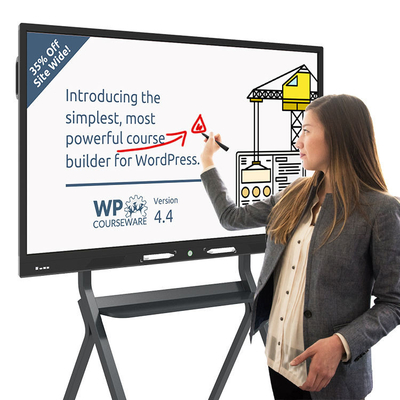 All In One 65 Inch Touch Monitor , Smart Board Interactive Digital Whiteboard