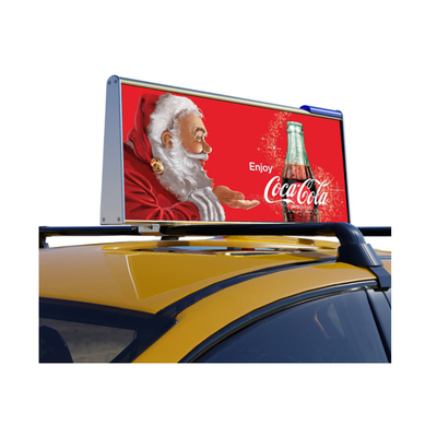 3.3mm Led Taxi Display Advertising Outdoor Unique Video sign