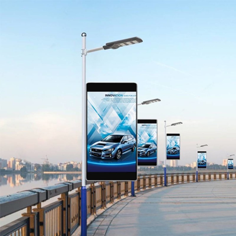 Longvision SMD Road Street Pole Led Display Light Box Outdoor Led