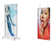 SMD2121 Advertising Transparent Led Light Poster Display P2.8x5.6 Two Side