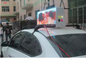 Aluminum LED Car Display , 5000-6000cd Brightness Taxi Top Led sign