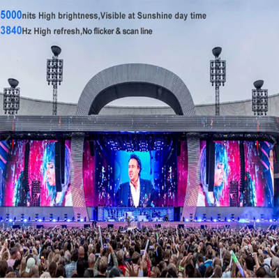 P2.97 P3.91 P4.81 Stage Video Wall , Indoor Outdoor Rental Led Display