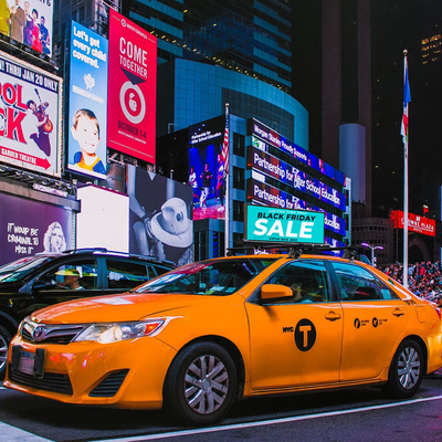 Programmable 5000cd Led Taxi Roof Sign Rolling Information Billboard