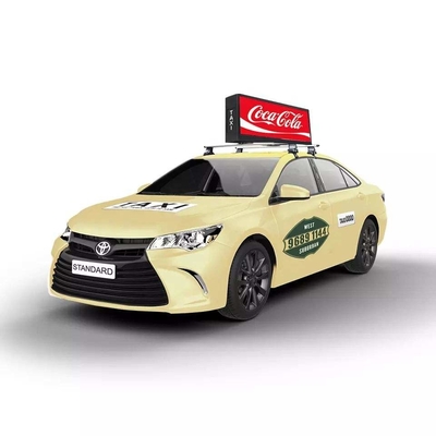 P2.5 Waterproof Taxi Top Led Display Double Sided Digital Mobile Media