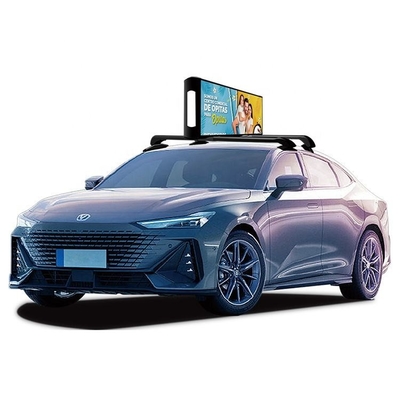 Double Sided Mobile Car Roof Top Led Monitor Outdoor Waterproof IP40
