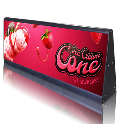 SMD1921 Digital Taxi Roof LED Display full color Advertising Screen
