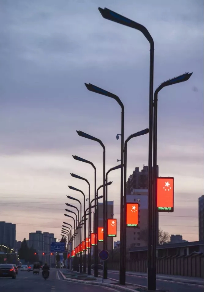 Longvision SMD Road Street Pole Led Display Light Box Outdoor Led